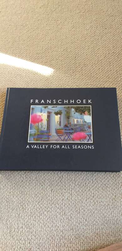 QUALITY COFFEE TABLE BOOK " FRANSCHHOEK-A VALLEY FOR ALL SEASONS "